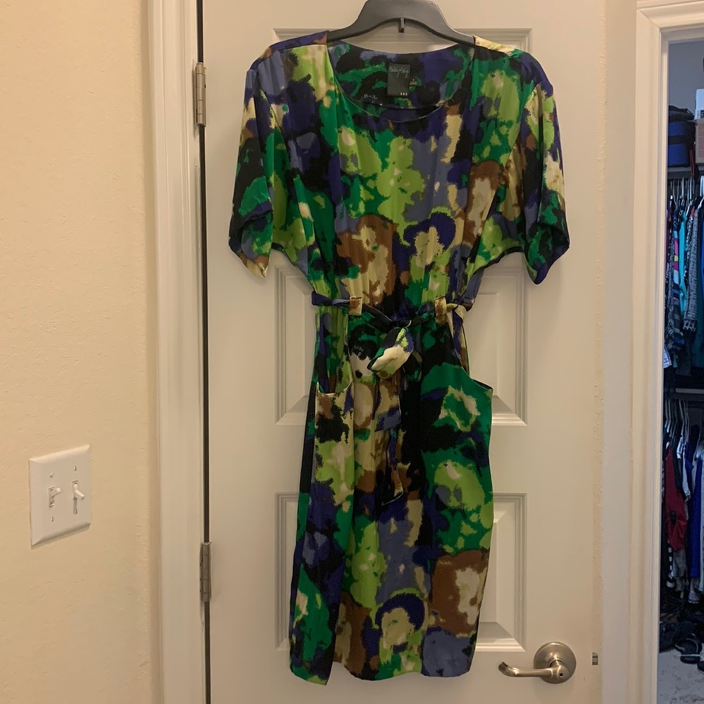 Gabby Skye Blouson Watercolor dress